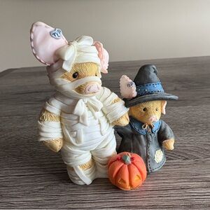 1995 Enesco This Little Piggy You Are Such A Treat Mummy Figurine Halloween VTG